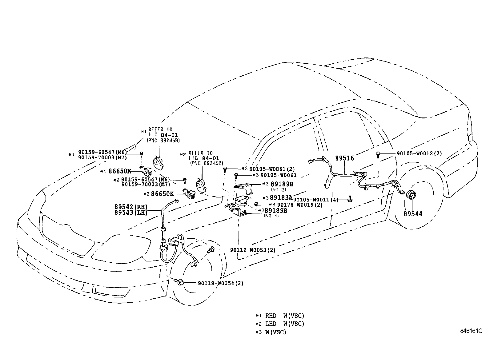 89189-02010 BRACKET, YAWRATE SENSOR product image