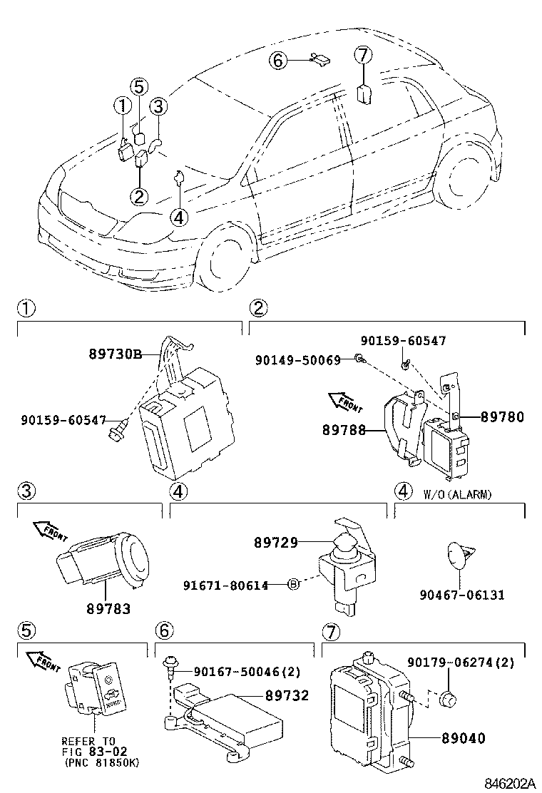 89730-02040 COMPUTER ASSY, THEFT WARNING product image
