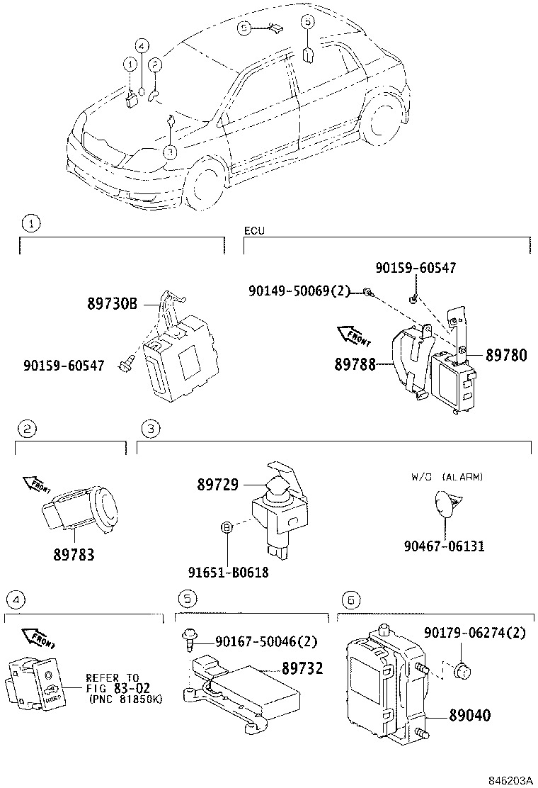 89730-02020 COMPUTER ASSY, THEFT WARNING product image