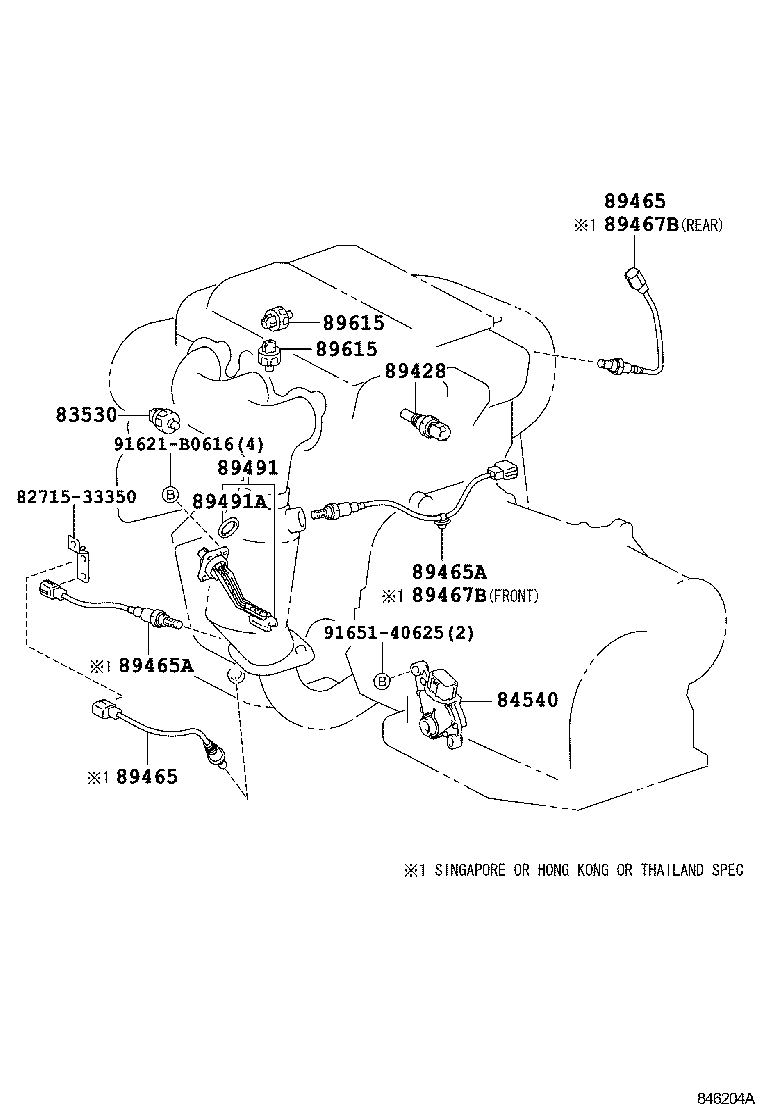 84040-33050 MASTER SWITCH ASSY, POWER WINDOW REGULATOR product image