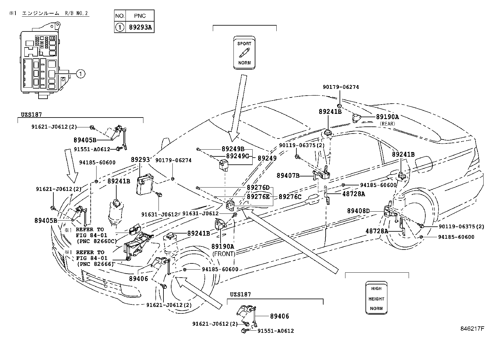 89293-30210 COMPUTER, SUSPENSION CONTROL product image
