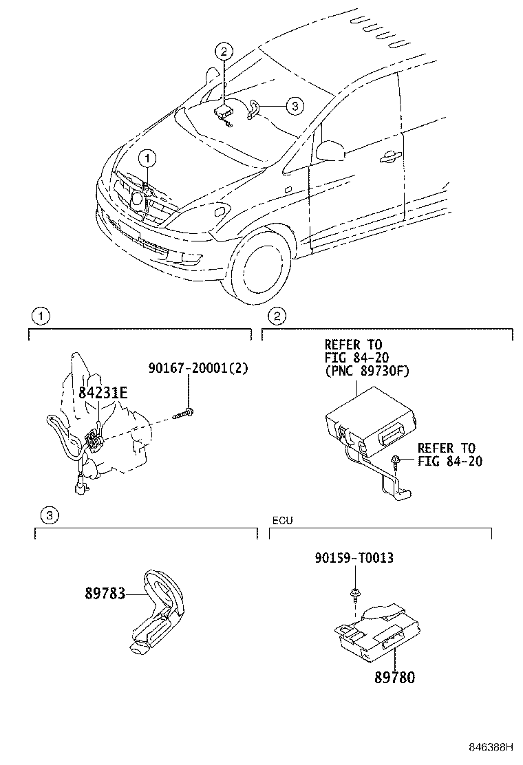 89780-71070 COMPUTER ASSY, TRANSPONDER KEY product image