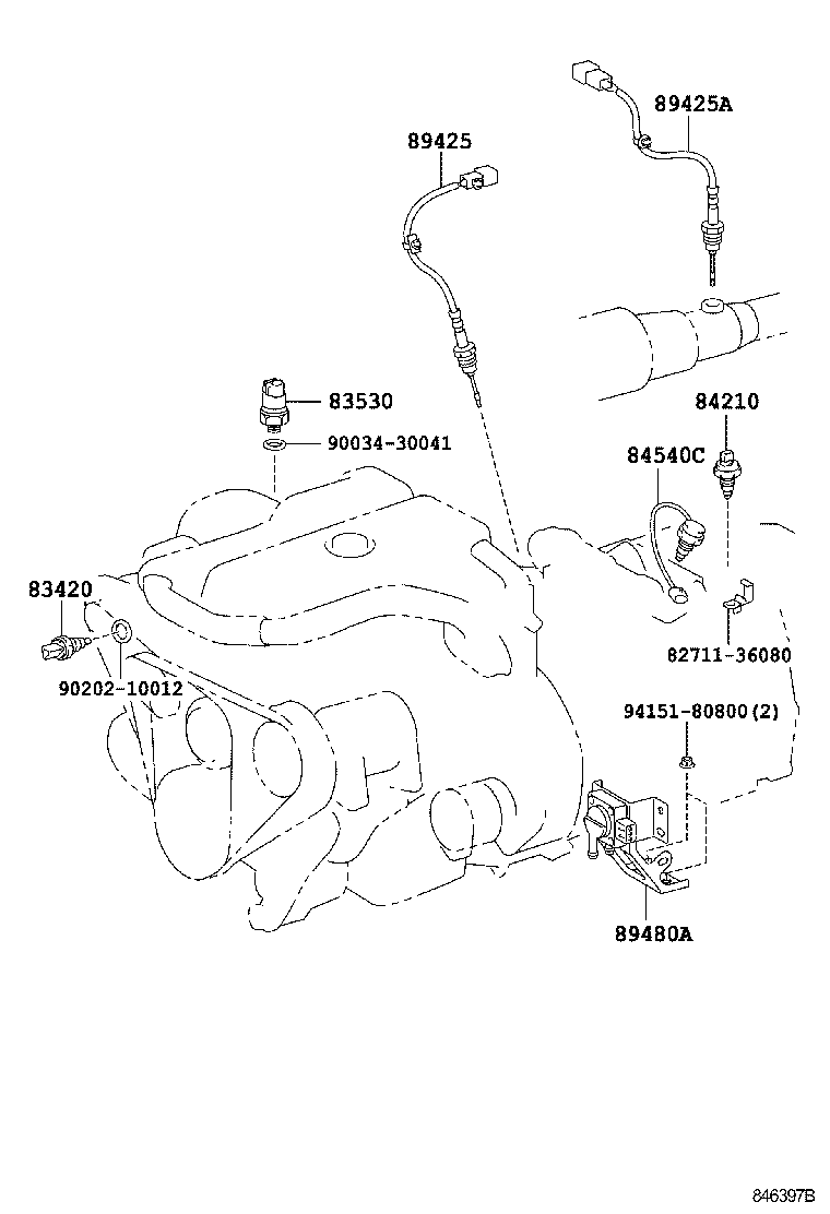 82603-37010 BRACKET SUB-ASSY, FUSIBLE LINK BLOCK product image