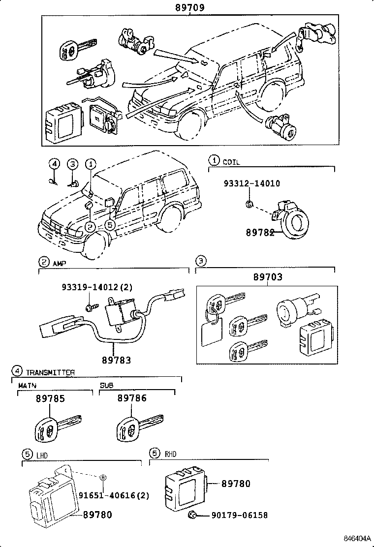 89780-60010 COMPUTER ASSY, TRANSPONDER KEY product image
