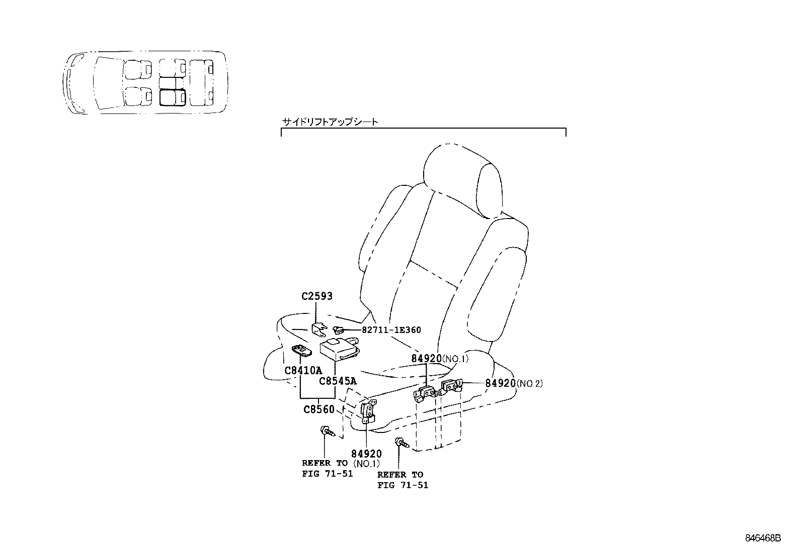 84040-28060 MASTER SWITCH ASSY, POWER WINDOW REGULATOR product image