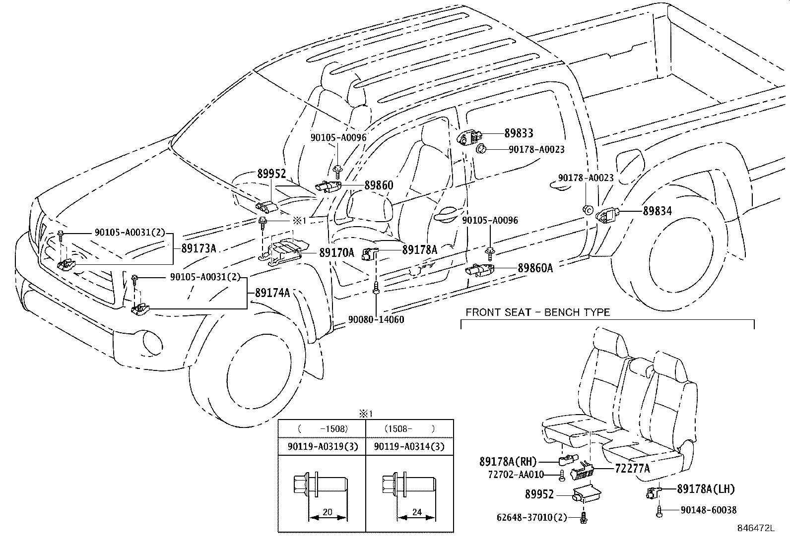 89952-04021 COMPUTER, OCCUPANT DETECTION product image