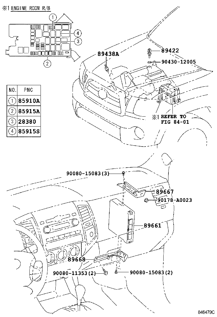 Toyota 89570-35280 COMPUTER ASSY, FUEL PUMP CONTROL