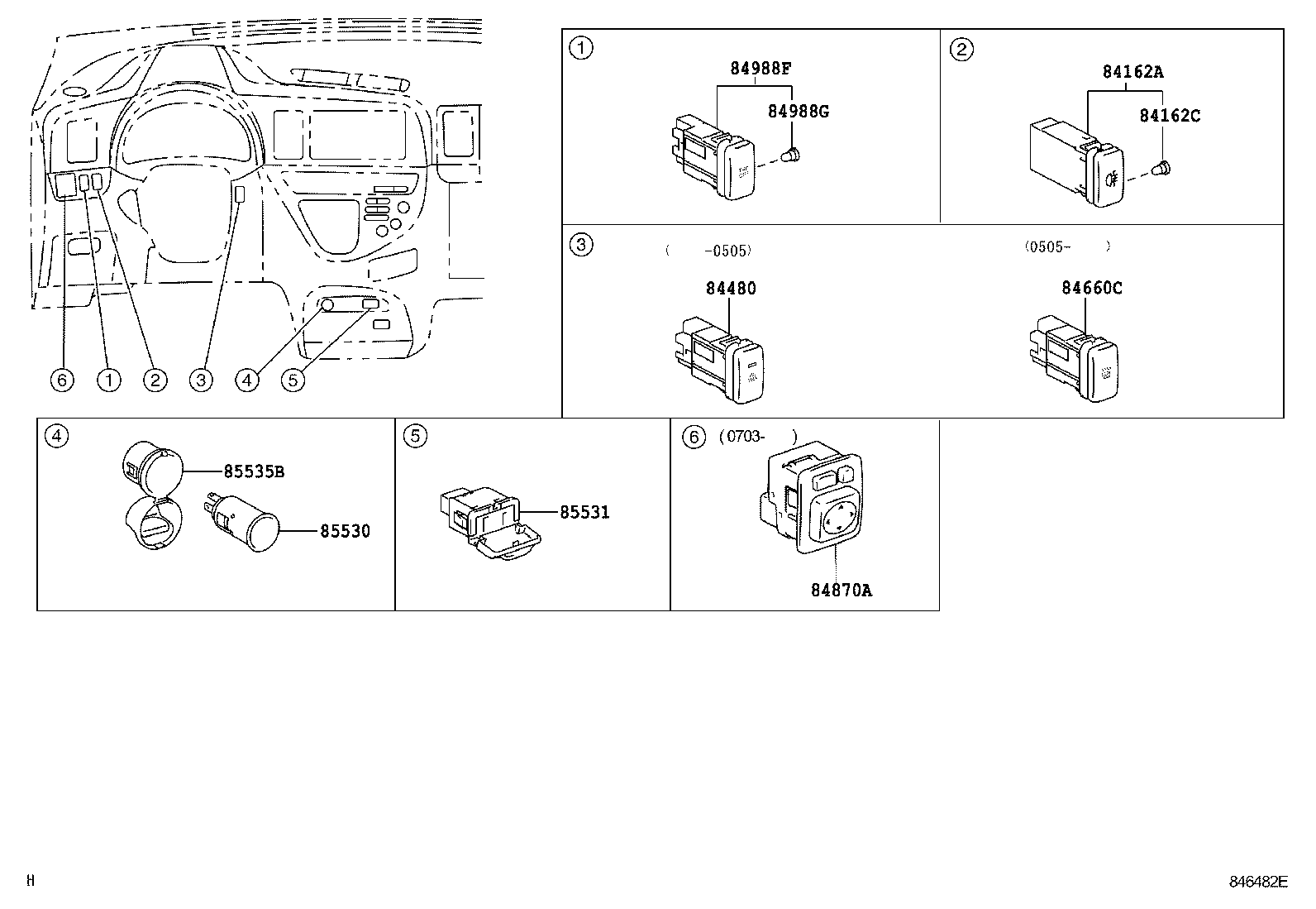 82741-63010 BLOCK, ENGINE ROOM RELAY product image