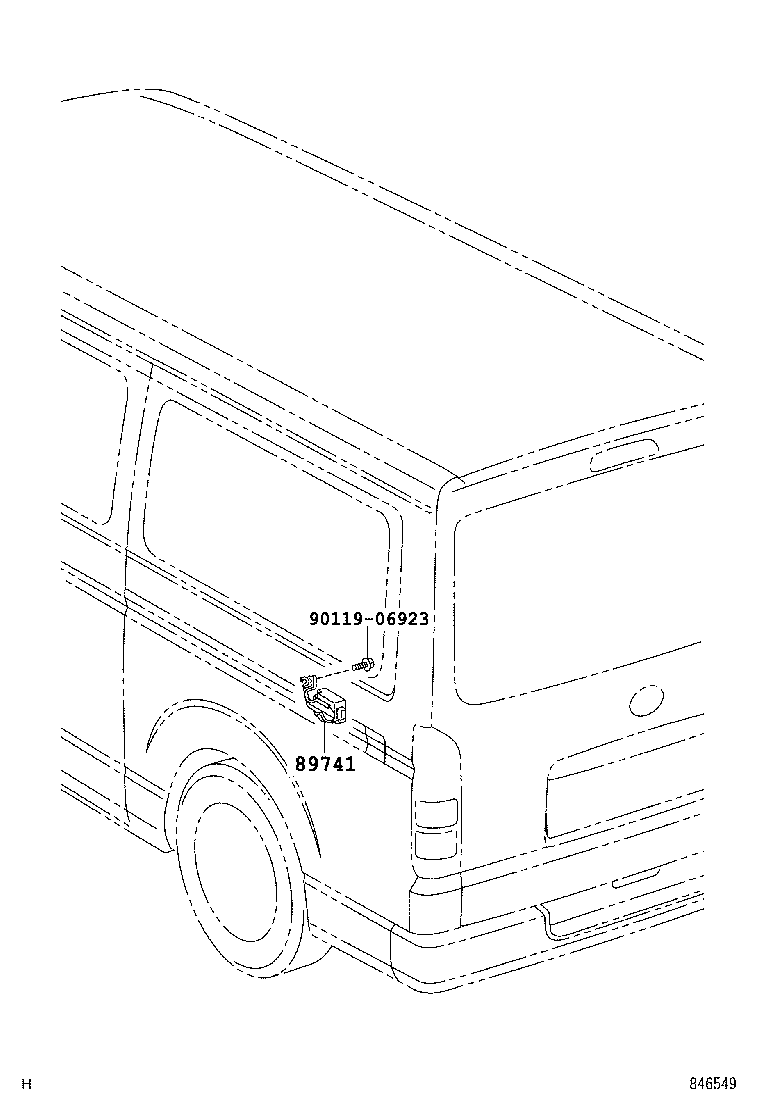 89741-26210 RECEIVER, DOOR CONTROL product image