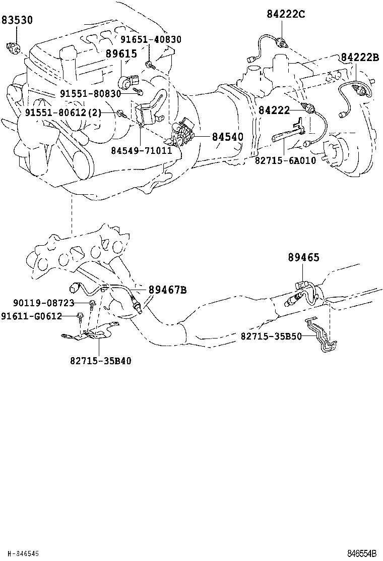 82730-60070 BLOCK ASSY, INSTRUMENT PANEL JUNCTION product image