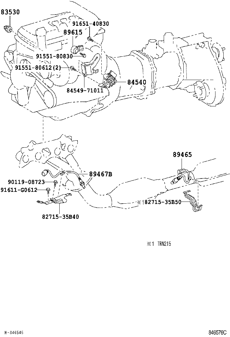 89629-60020 BRACKET, IGNITER ASSY product image