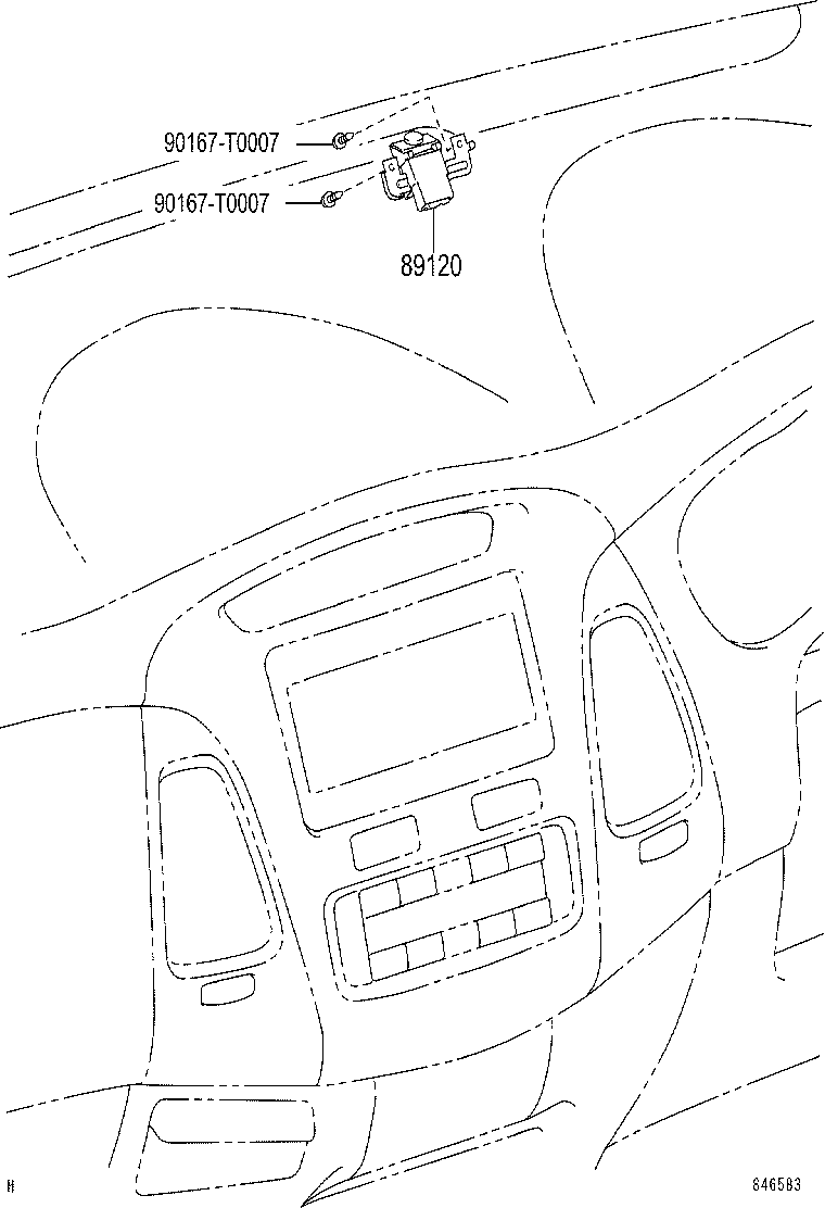 89120-71010 SENSOR, AUTOMATIC LIGHT CONTROL product image