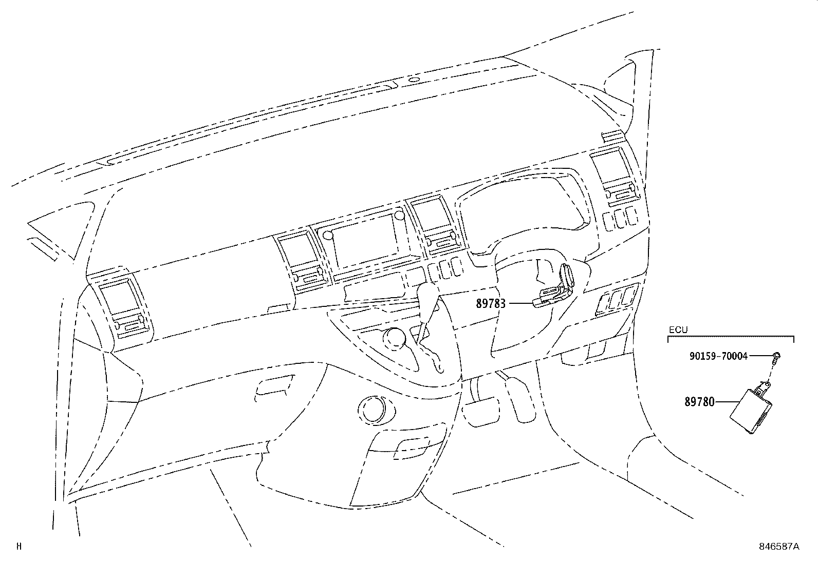 89780-44040 COMPUTER ASSY, TRANSPONDER KEY product image