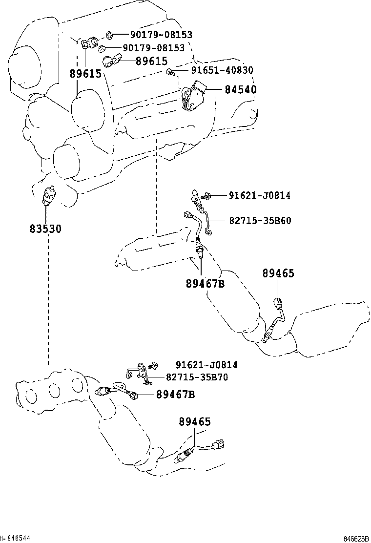 Toyota 82663-35110 COVER, RELAY BLOCK, LOWER, NO.3