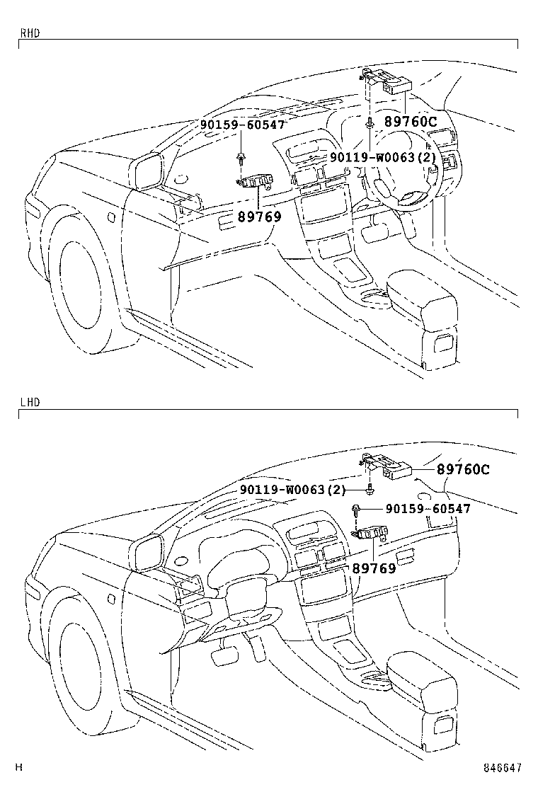 89760-20010 RECEIVER ASSY, TIRE PRESSURE MONITOR product image
