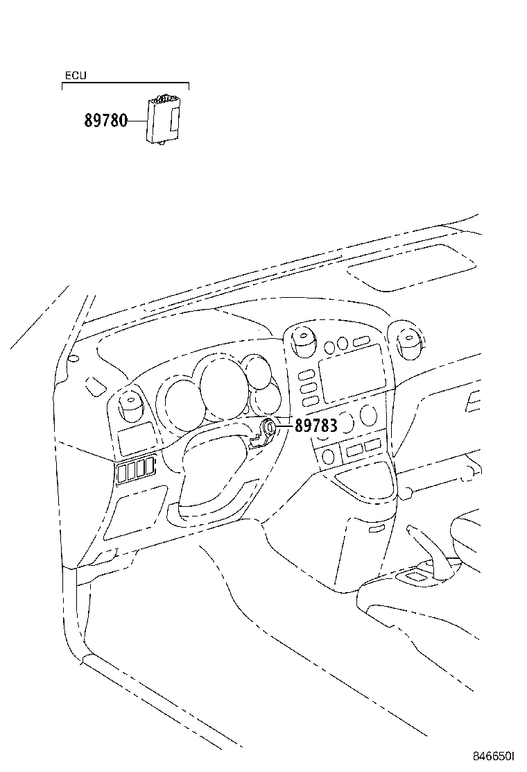 Toyota 89783-AA012 AMPLIFIER, TRANSPONDER KEY