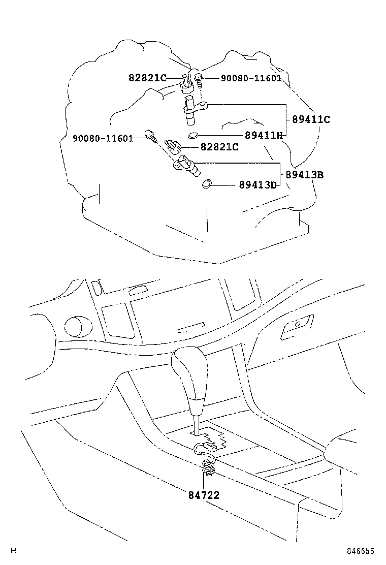 89413-08010 SENSOR, SPEED product image