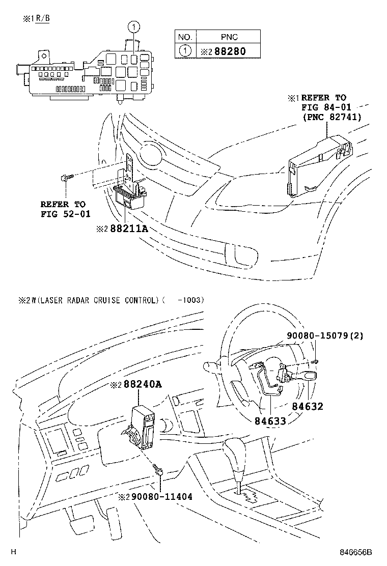 Toyota 88210-41010 SENSOR, LASER RADAR