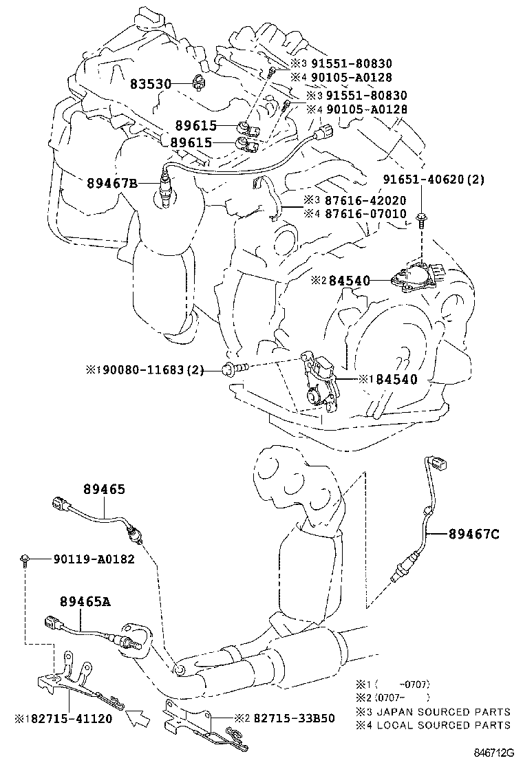 Toyota 82672-07200 COVER, JUNCTION BLOCK