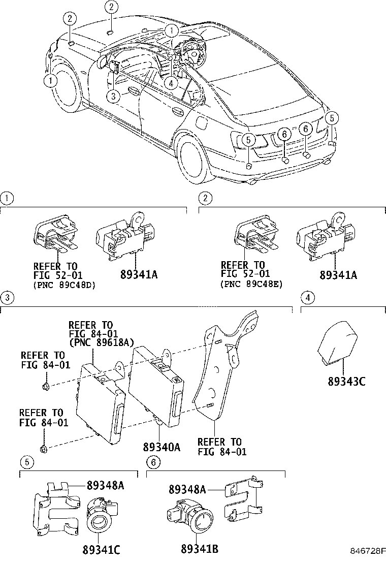 89340-30030 COMPUTER ASSY, CLEARANCE WARNING product image