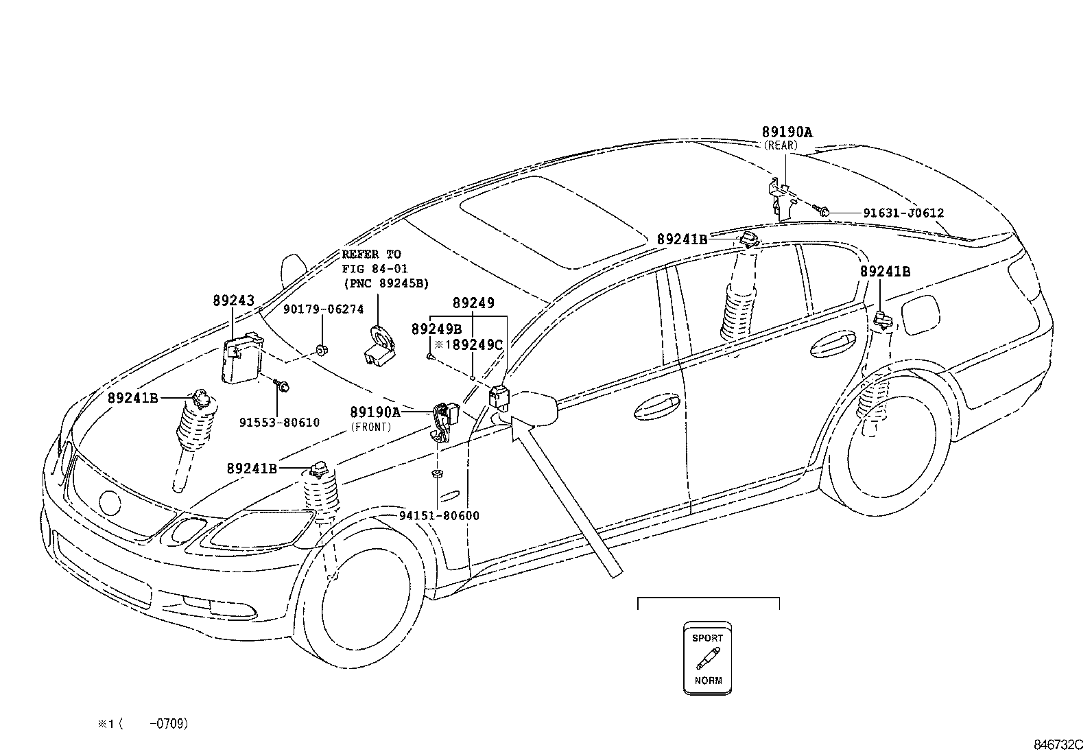89241-30040 ACTUATOR, ABSORBER CONTROL product image