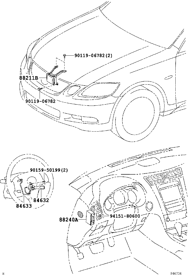 88240-30490 COMPUTER ASSY, DISTANCE CONTROL product image