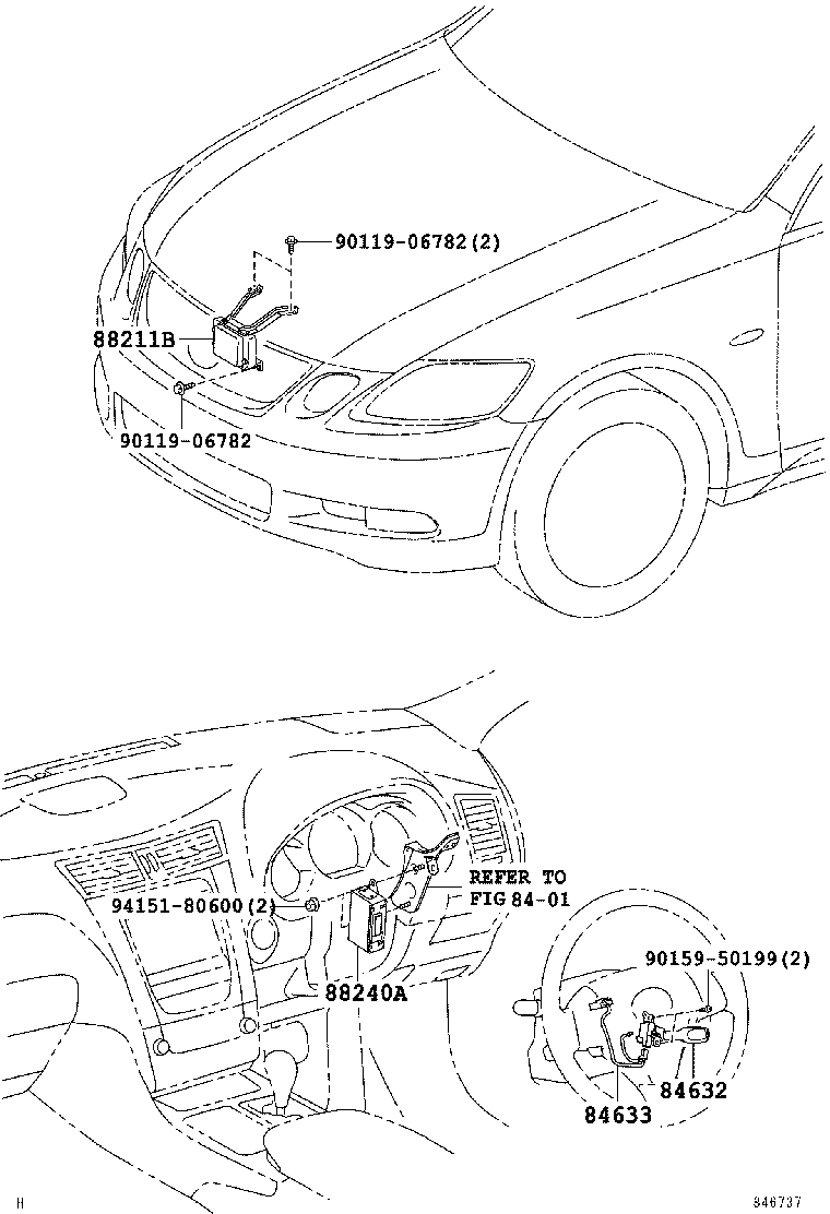 88240-30440 COMPUTER ASSY, DISTANCE CONTROL product image