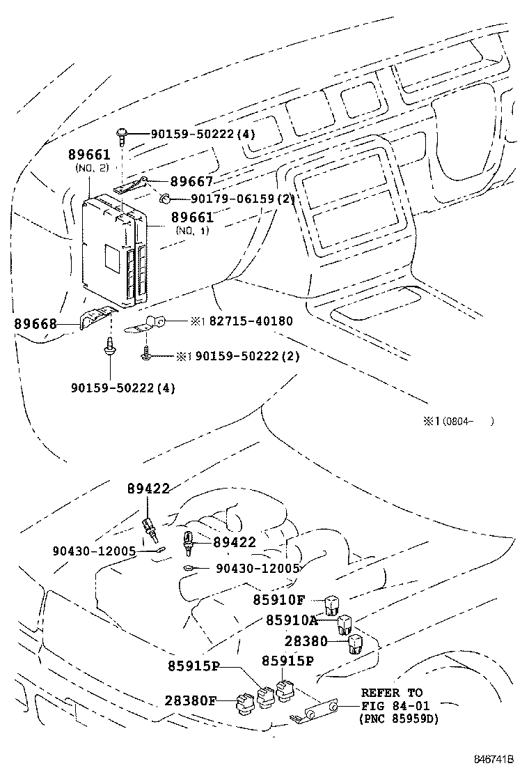 28381-32010 RELAY ASSY, FUEL PUMP SELECT product image