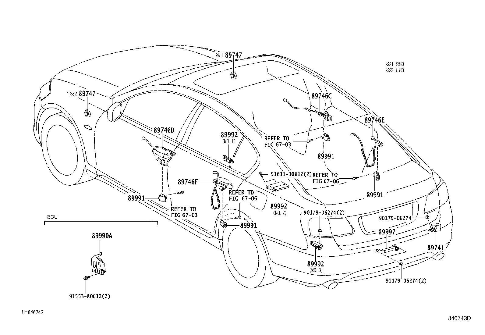 89740-30102 RECEIVER, DOOR CONTROL product image