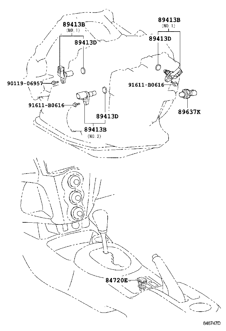 89413-52060 SENSOR, TRANSMISSION REVOLUTION product image