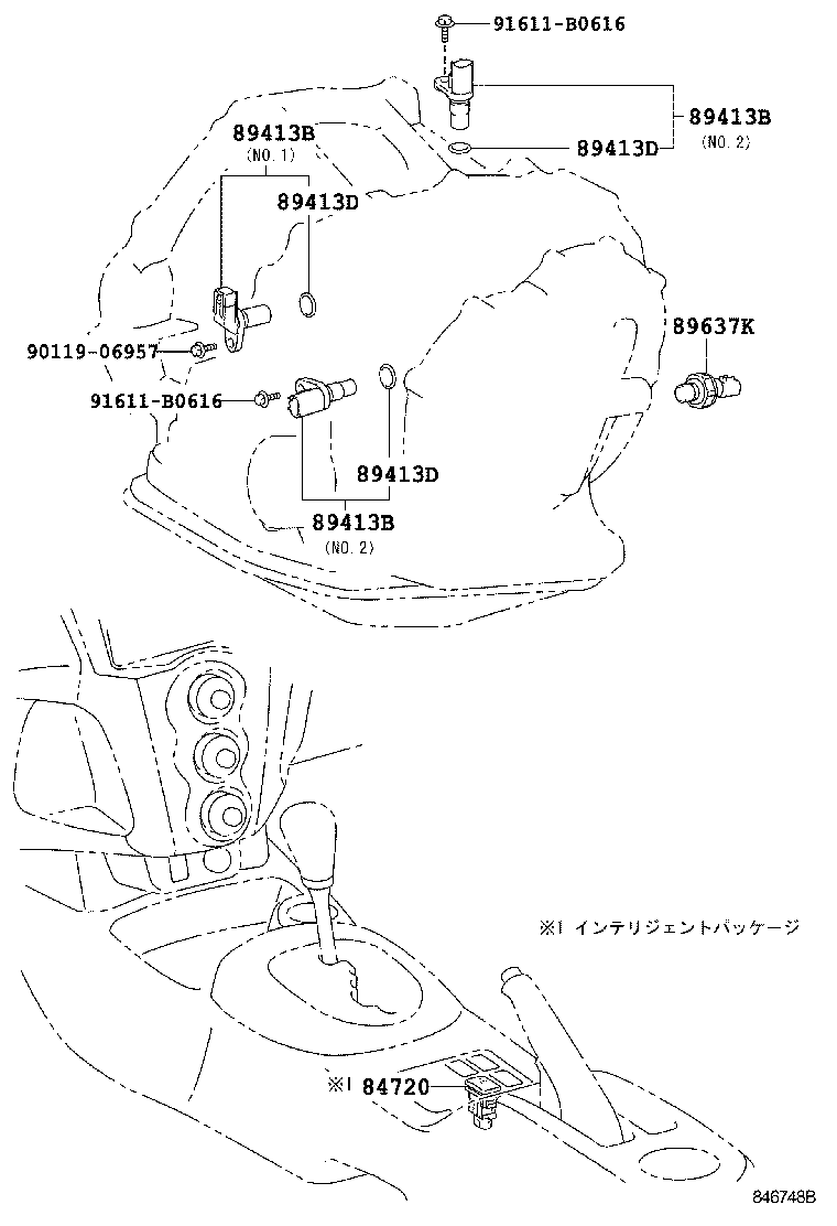 89413-52060 SENSOR, TRANSMISSION REVOLUTION product image