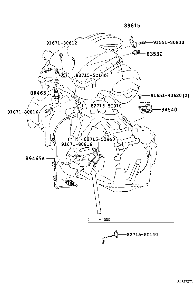 84720-52070 SWITCH ASSY, PATTERN SELECT, NO.1 product image