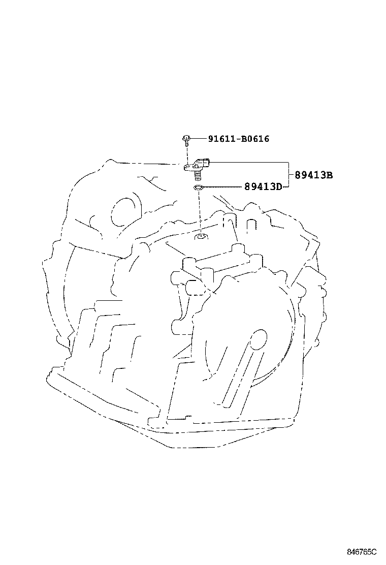 89413-52060 SENSOR, TRANSMISSION REVOLUTION product image