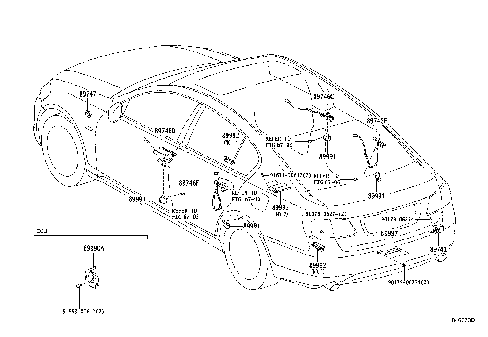 Toyota 89990-30122 COMPUTER ASSY, SMART KEY