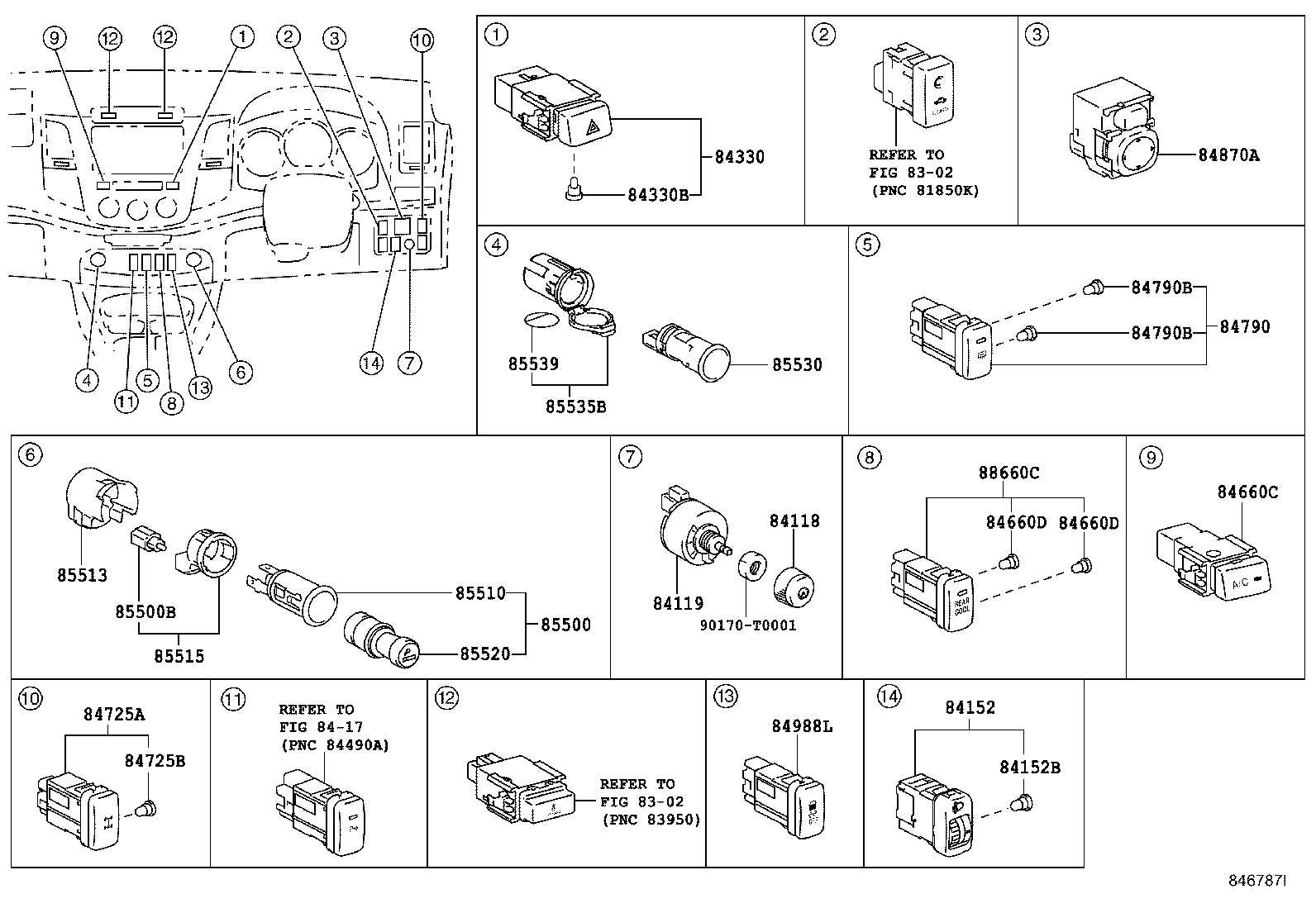 83320-71020 GAGE ASSY, FUEL SENDER product image