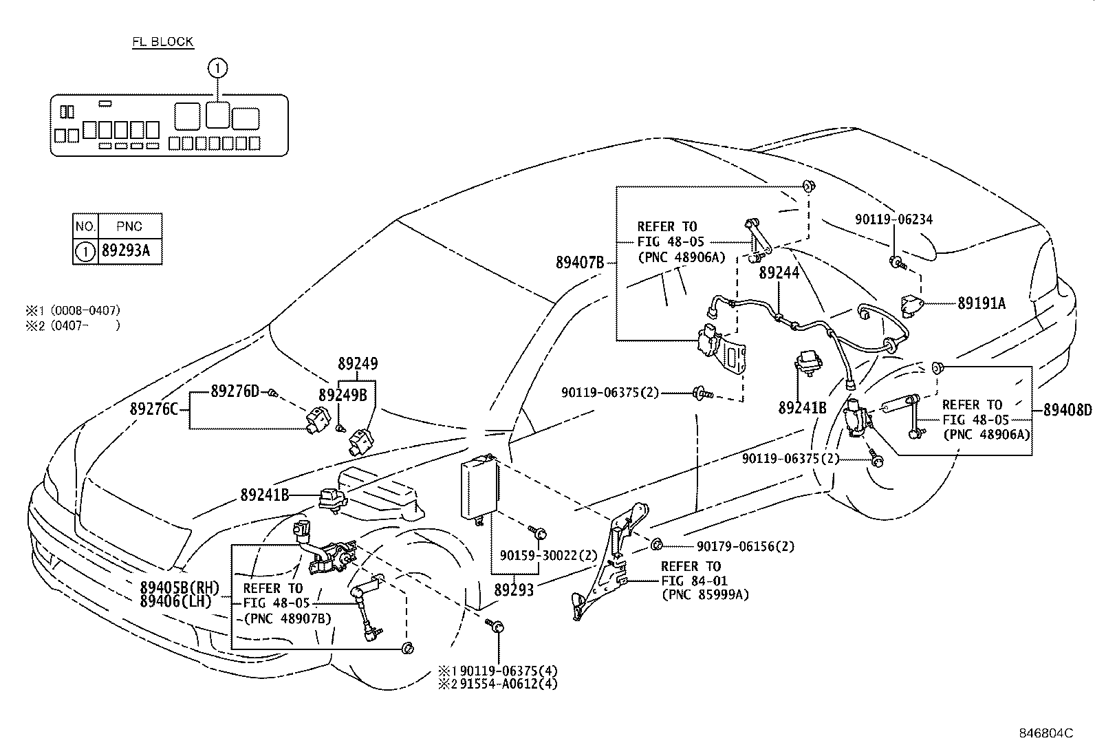 89293-50100 COMPUTER, SUSPENSION CONTROL product image