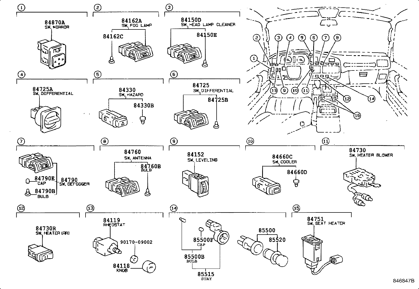 28610-17060 RELAY ASSY, GLOW PLUG product image