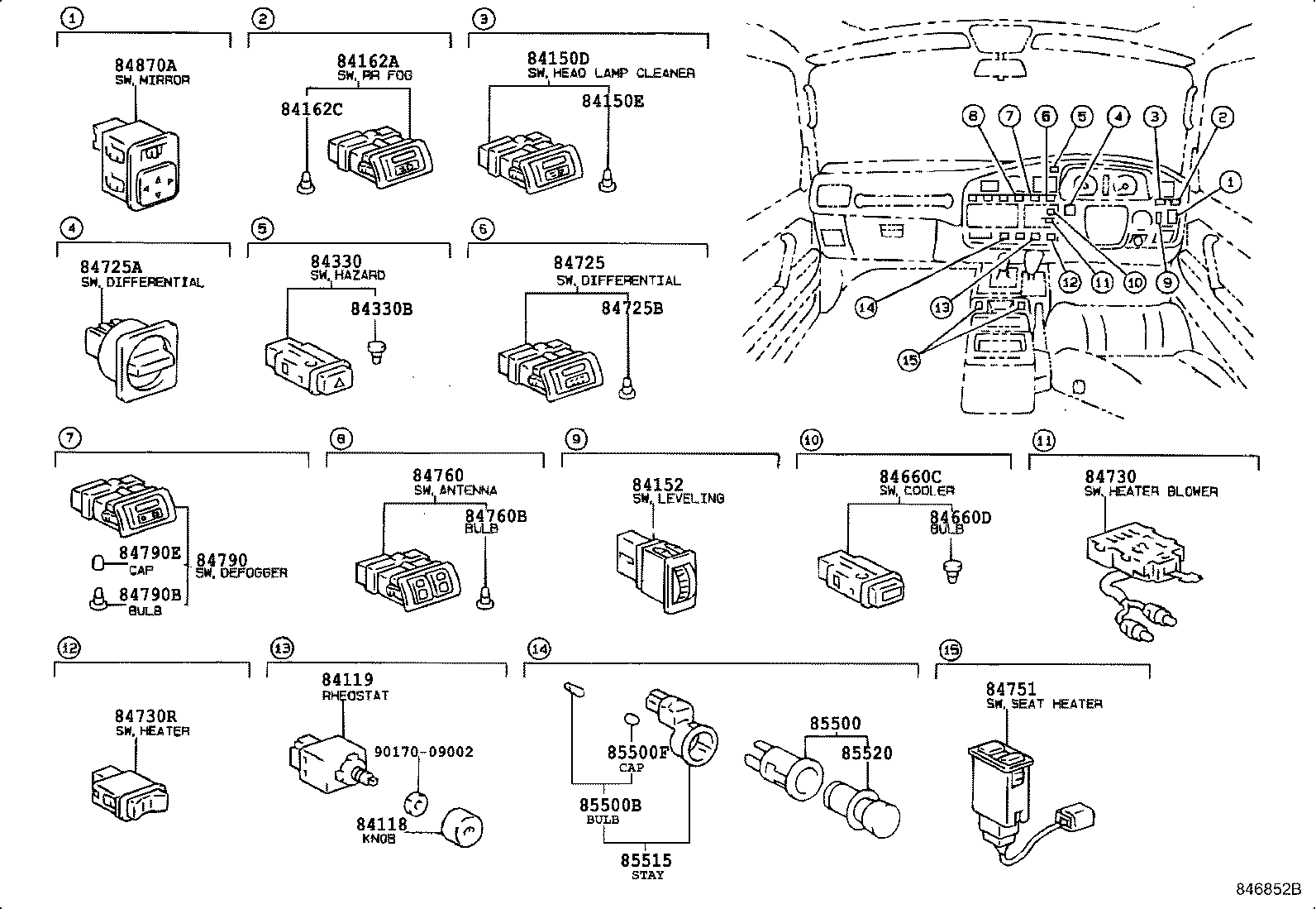 28610-17060 RELAY ASSY, GLOW PLUG product image