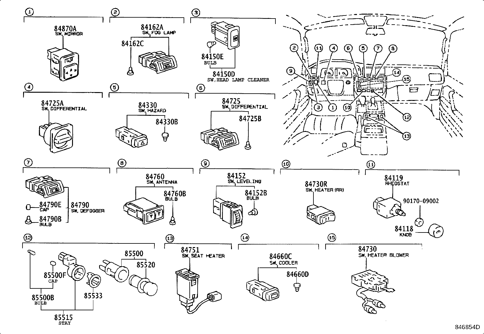 28610-17060 RELAY ASSY, GLOW PLUG product image