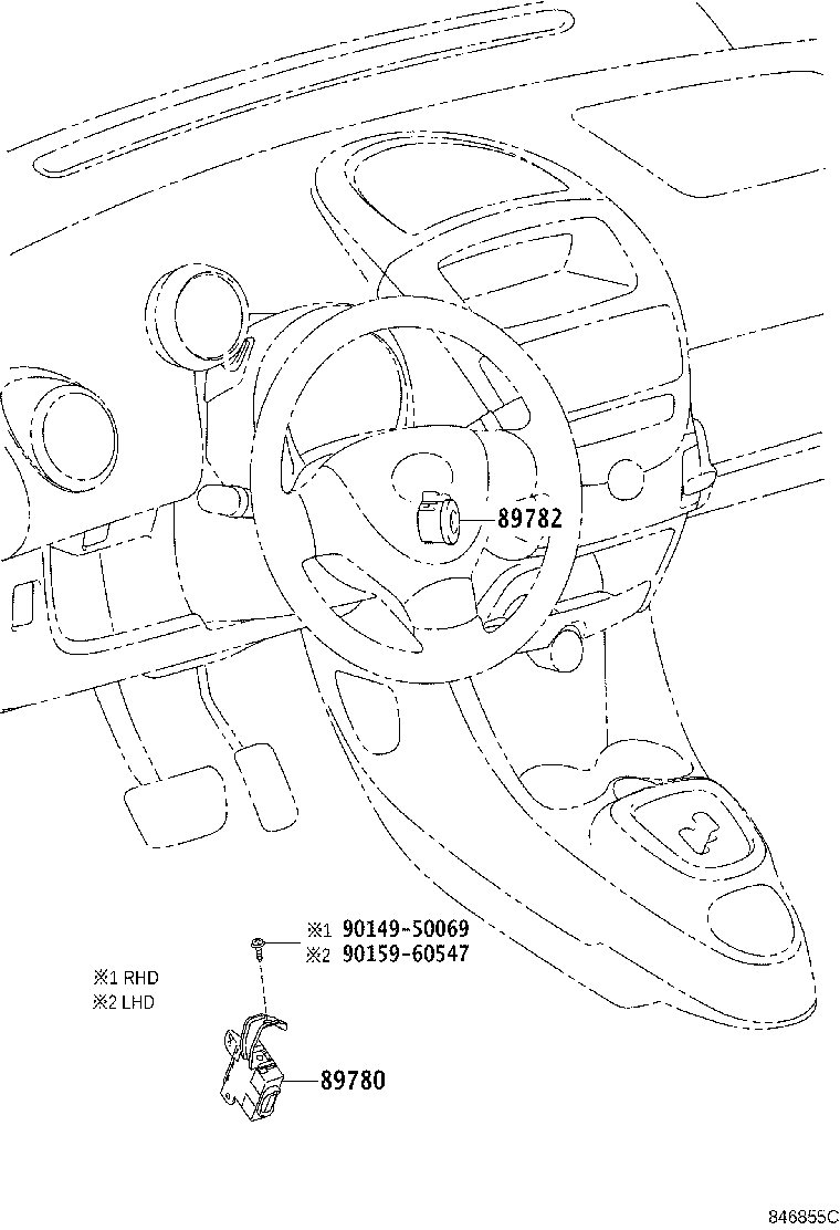 89780-0H021 COMPUTER ASSY, TRANSPONDER KEY product image
