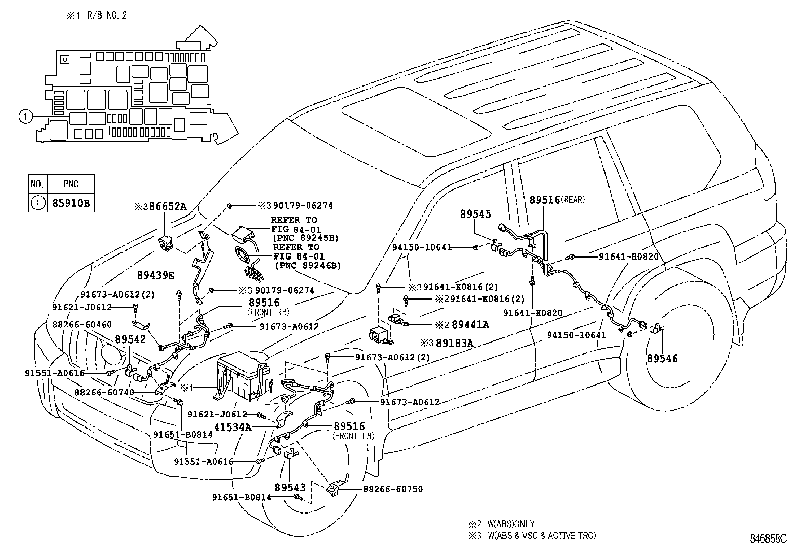 89540-60310 COMPUTER ASSY, SKID CONTROL product image