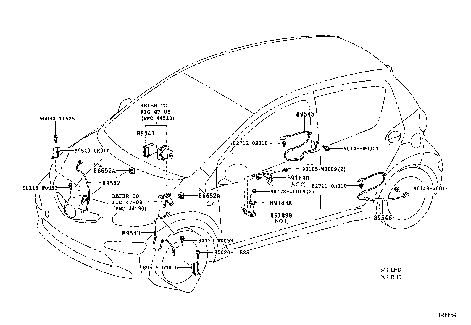89541-0H020 COMPUTER, SKID CONTROL product image