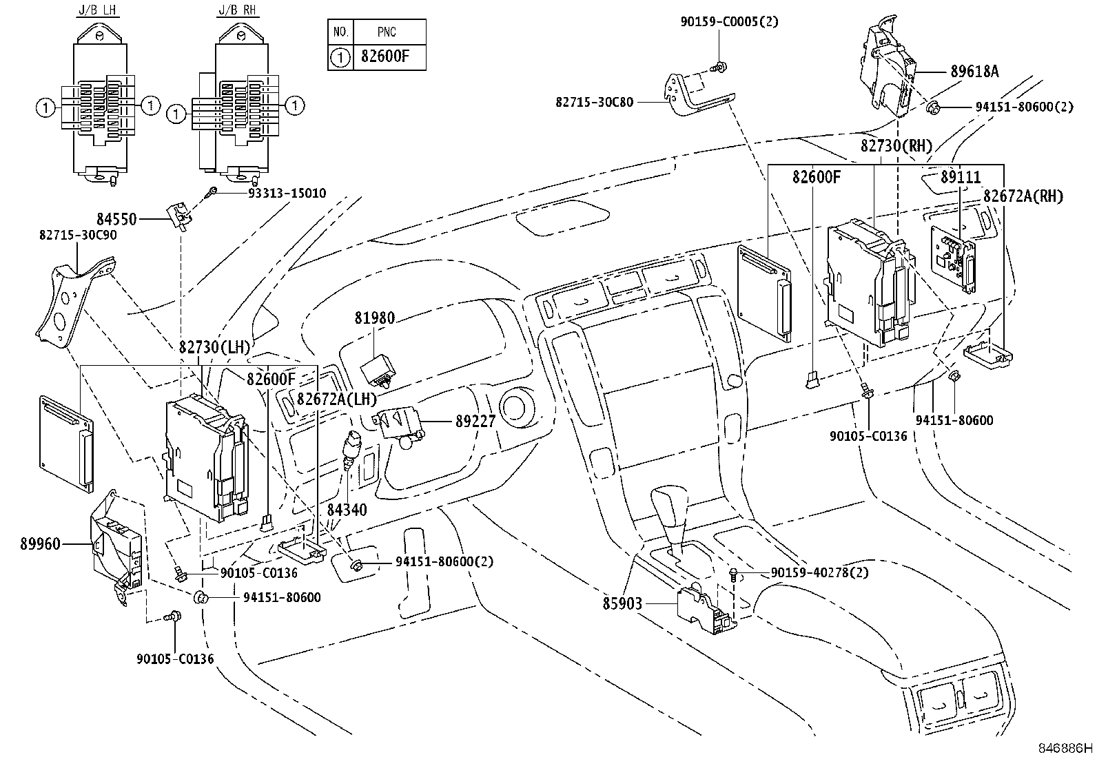 82672-30101 COVER, JUNCTION BLOCK product image