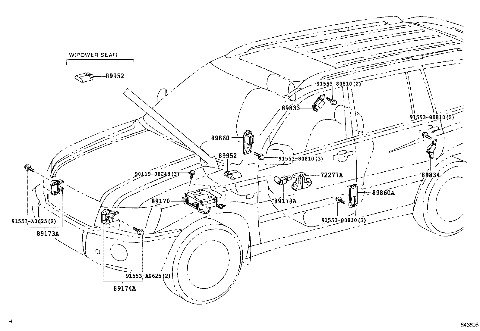 89170-48170 SENSOR ASSY, AIR BAG product image