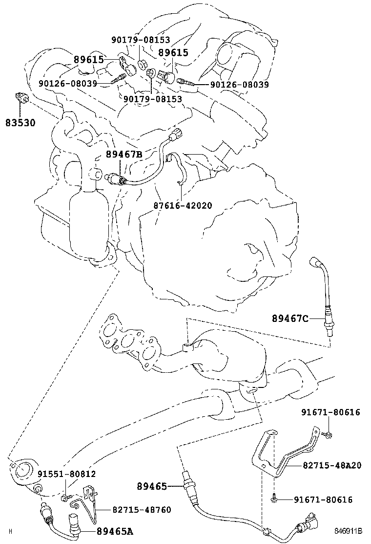 82730-48671 BLOCK ASSY, INSTRUMENT PANEL JUNCTION product image