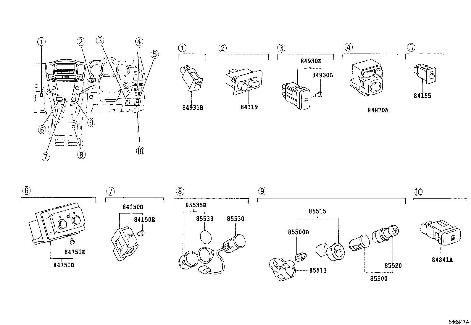 28865-23010 SENSOR, BATTERY THERMOMETER product image