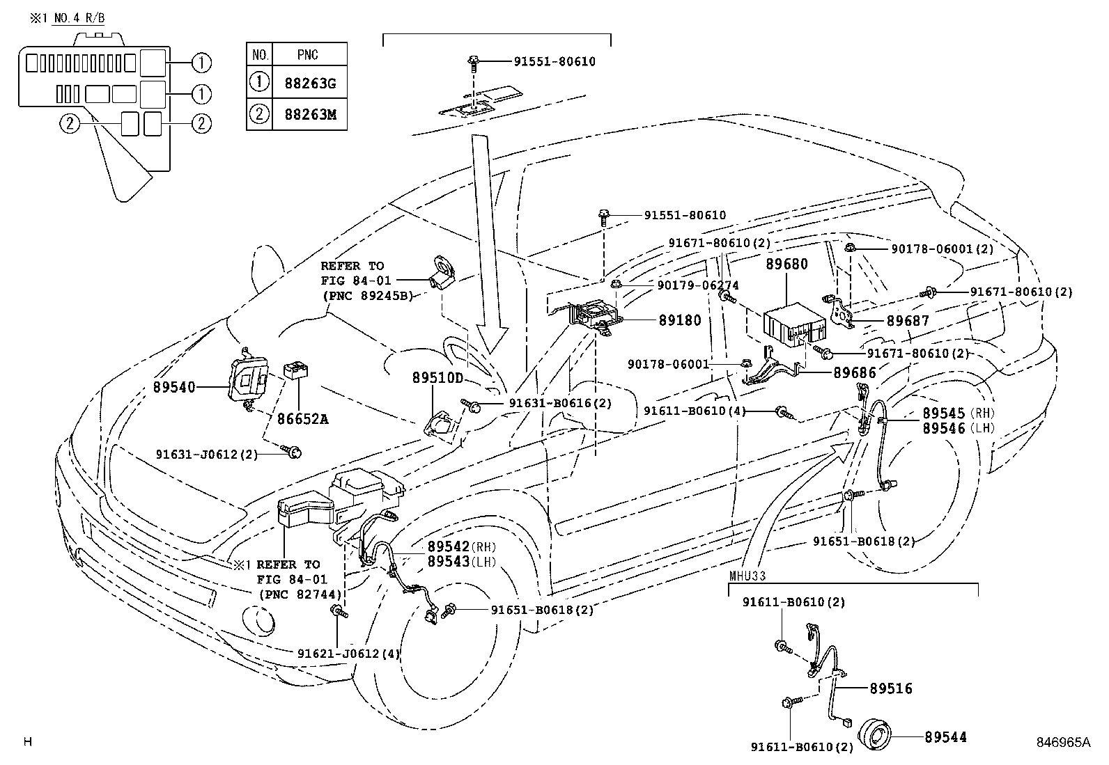 Toyota 89540-48341 COMPUTER ASSY, SKID CONTROL