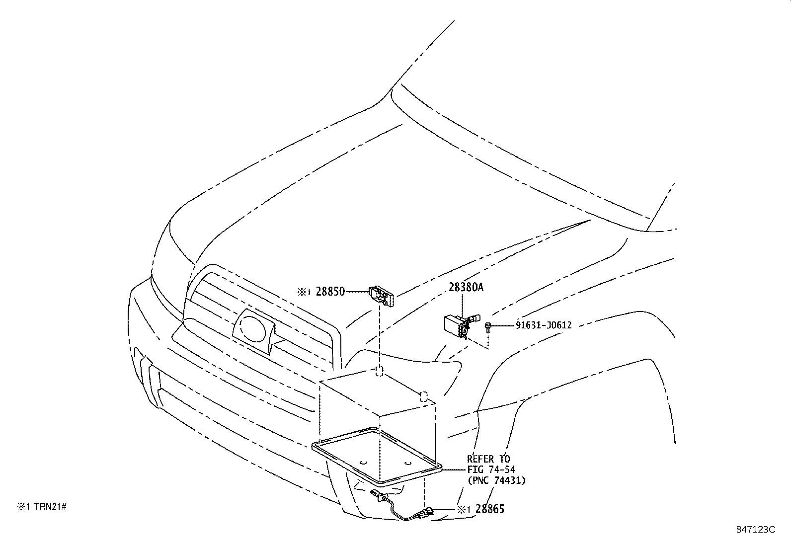 89629-60020 BRACKET, IGNITER ASSY product image