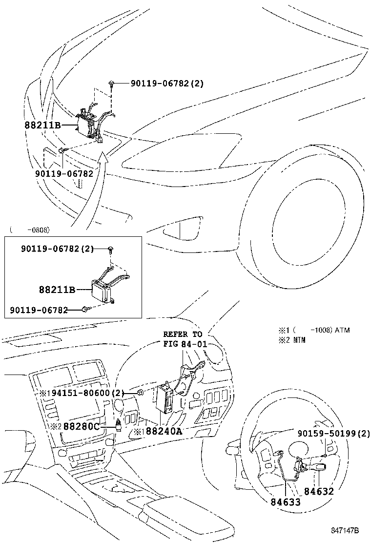 88240-53010 COMPUTER ASSY, DISTANCE CONTROL product image