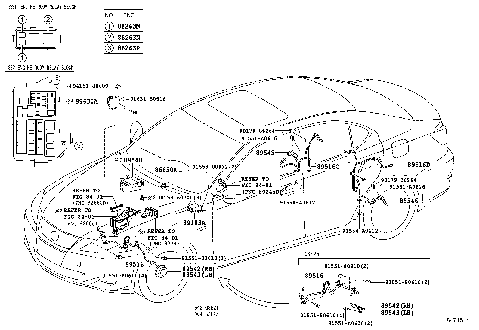 Toyota 89540-53220 COMPUTER ASSY, SKID CONTROL